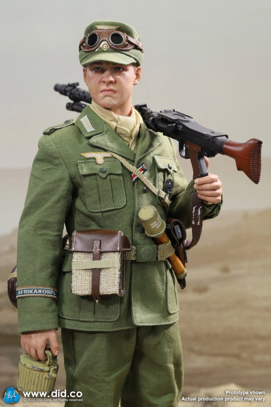 WWII German Afrika Corps WH MG34 Gunner - Bialas image 10