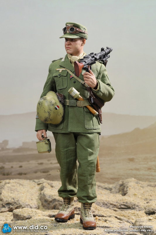 WWII German Afrika Corps WH MG34 Gunner - Bialas image 2