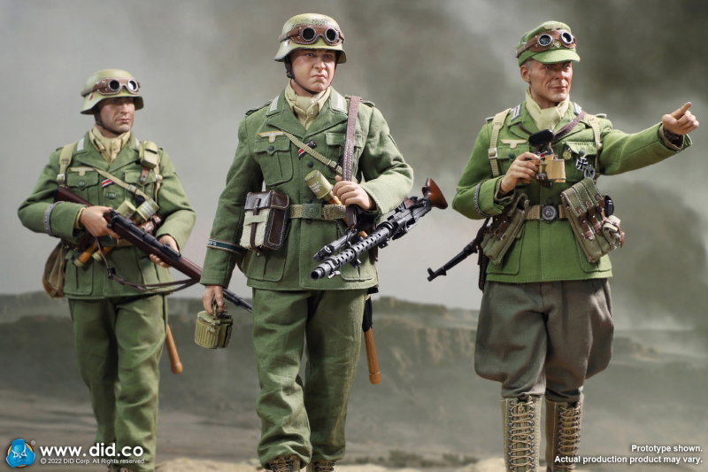 WWII German Afrika Corps WH MG34 Gunner - Bialas image 6