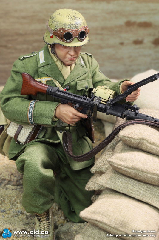 WWII German Afrika Corps WH MG34 Gunner - Bialas image 8
