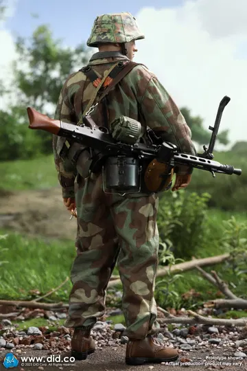 WWII German 12th SS Panzer Division MG42 Gunner - Otto