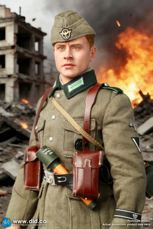 WWII German SS Polizei-Division ZB30 Gunner - Friedrich image 2