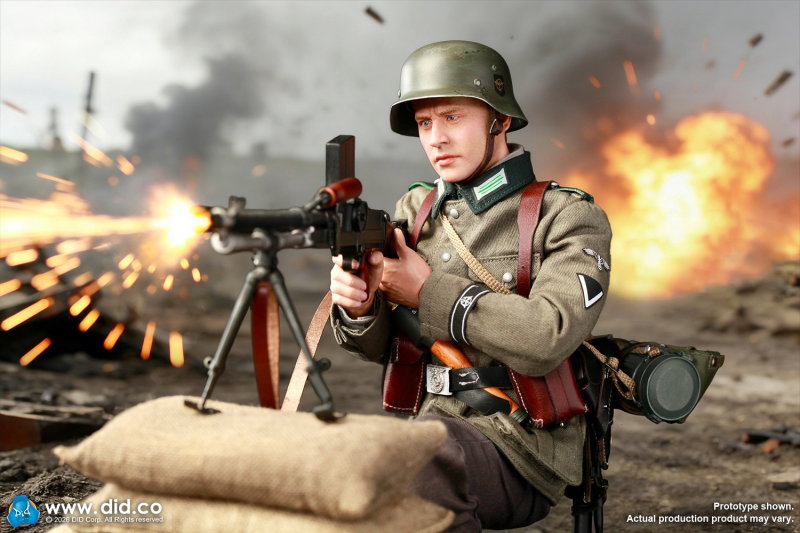 WWII German SS Polizei-Division ZB30 Gunner - Friedrich image 8