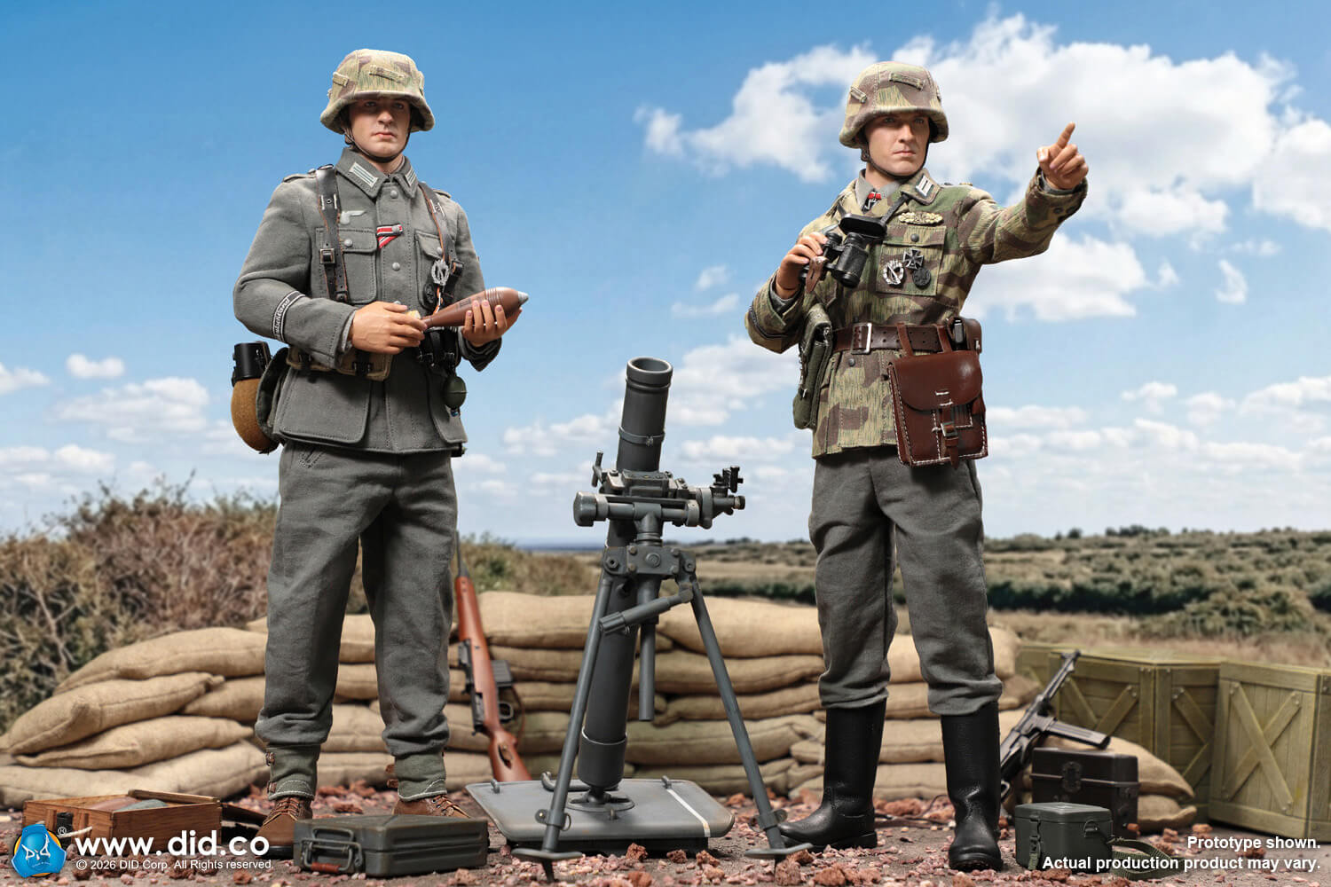WWII German GD Infantry Mortarman - Bruno image 8