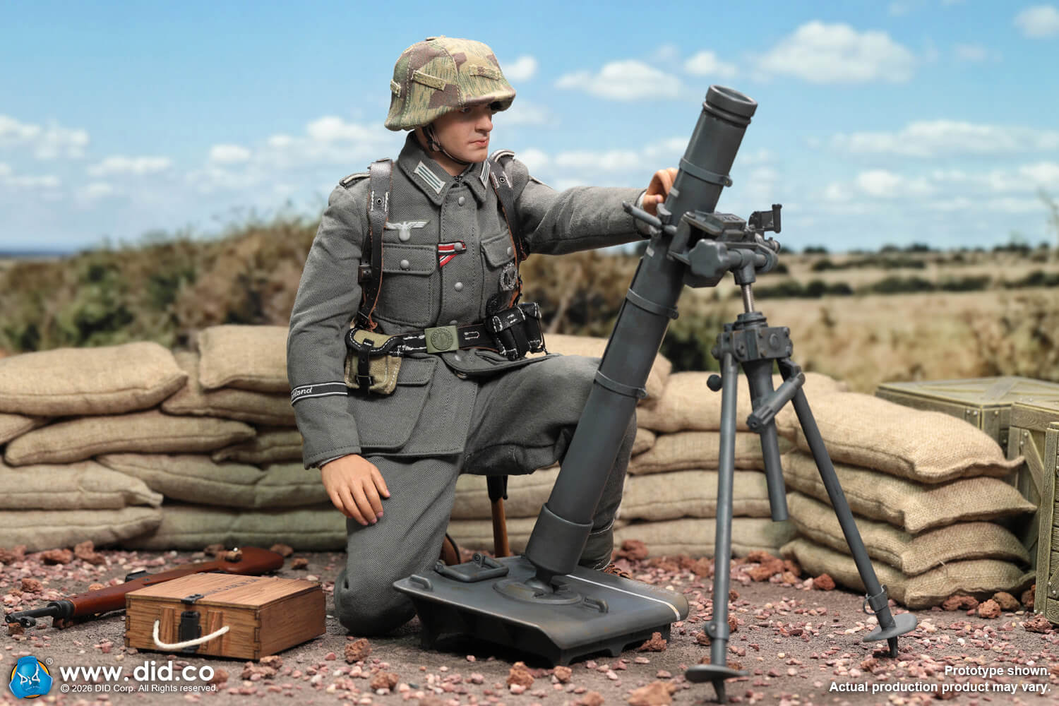 WWII German GD Infantry Mortarman - Bruno image 9