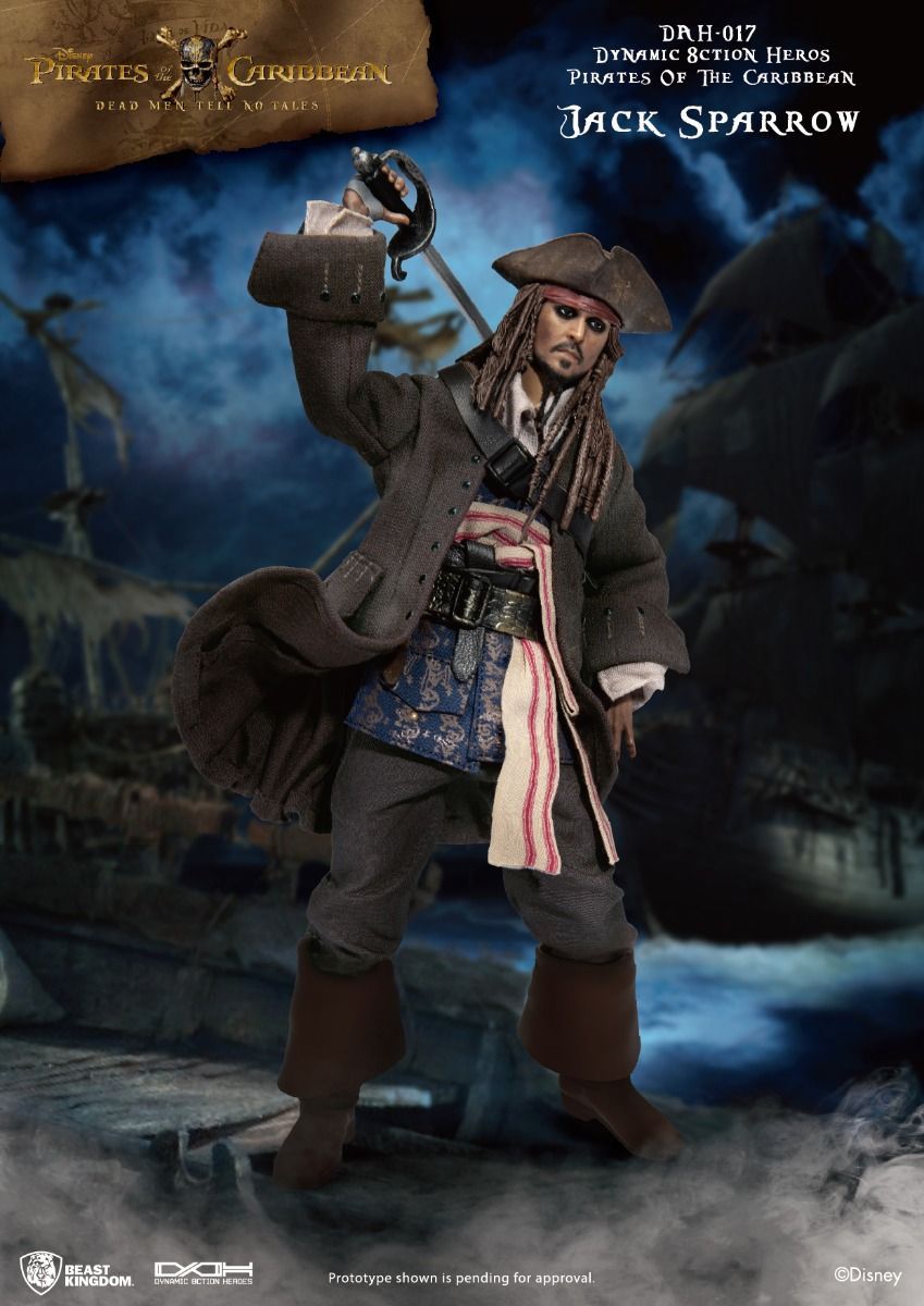 Pirates of the Caribbean: Cap Jack Sparrow Dynamic 8ction Heroes image 2