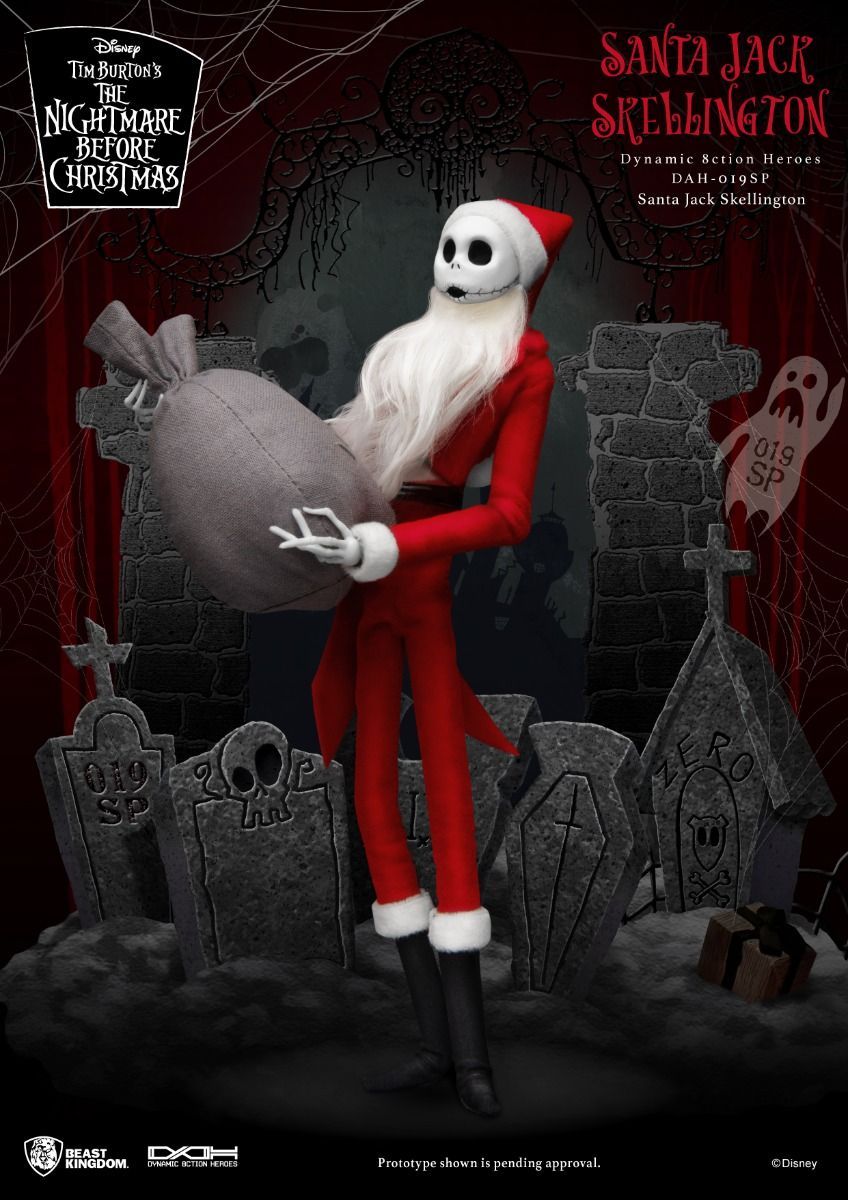 The Nightmare Before Christmas Santa Jack Skellington image 1