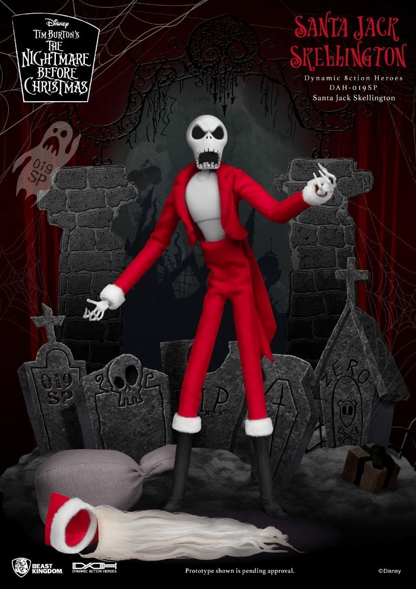 The Nightmare Before Christmas Santa Jack Skellington image 3