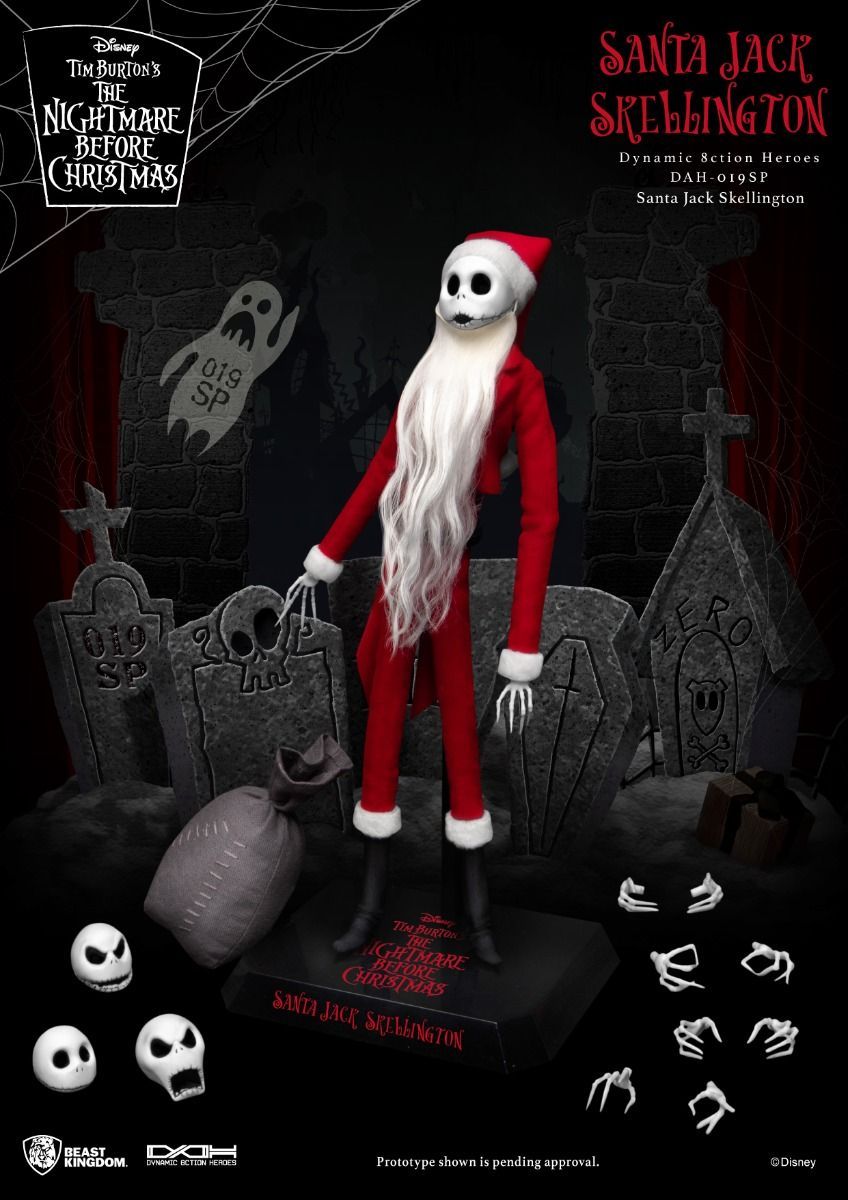 The Nightmare Before Christmas Santa Jack Skellington image 6