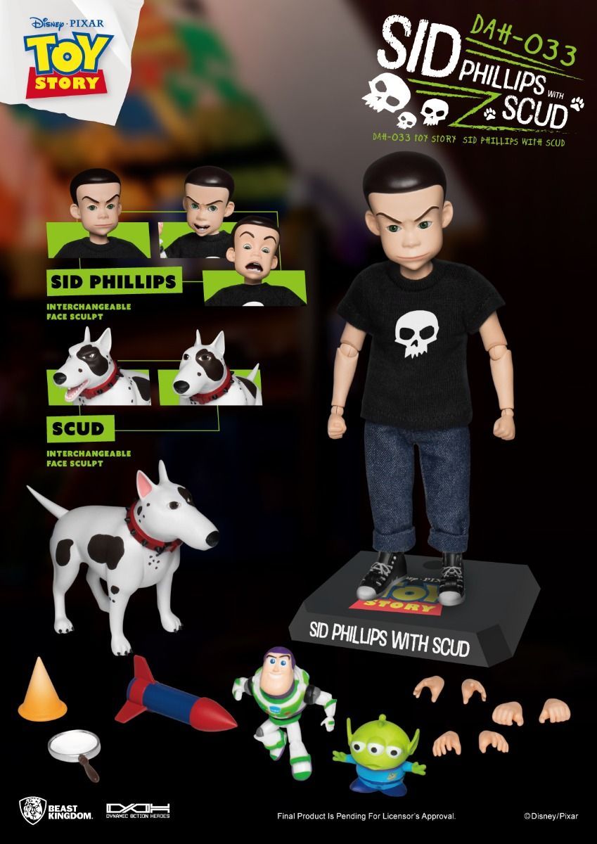 TOY STORY Sid Phillips & Scud image 5