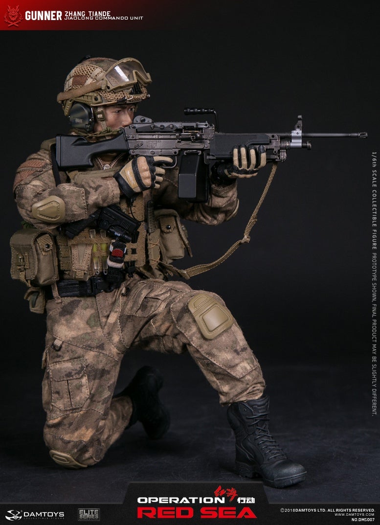 Red Sea PLA Navy Marine Corps "Jiaolong" Special Operations Brigade - Machine Gunner Zhang Tiande image 10