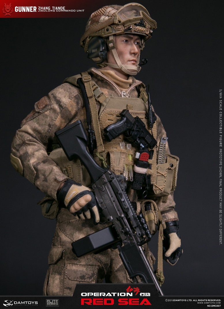 Red Sea PLA Navy Marine Corps "Jiaolong" Special Operations Brigade - Machine Gunner Zhang Tiande image 3