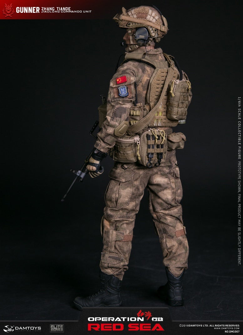 Red Sea PLA Navy Marine Corps "Jiaolong" Special Operations Brigade - Machine Gunner Zhang Tiande image 4