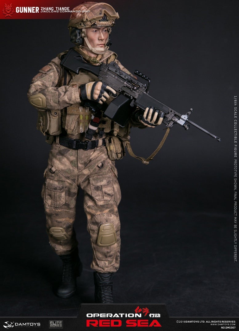 Red Sea PLA Navy Marine Corps "Jiaolong" Special Operations Brigade - Machine Gunner Zhang Tiande image 5