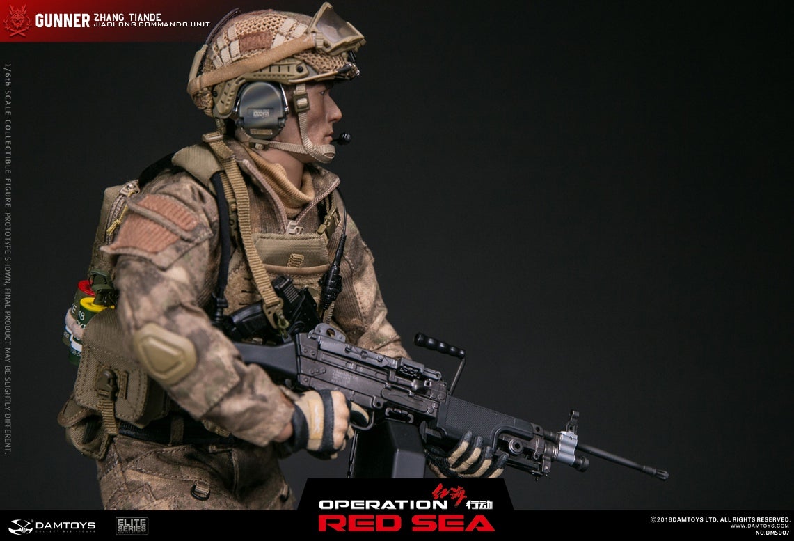 Red Sea PLA Navy Marine Corps "Jiaolong" Special Operations Brigade - Machine Gunner Zhang Tiande image 9