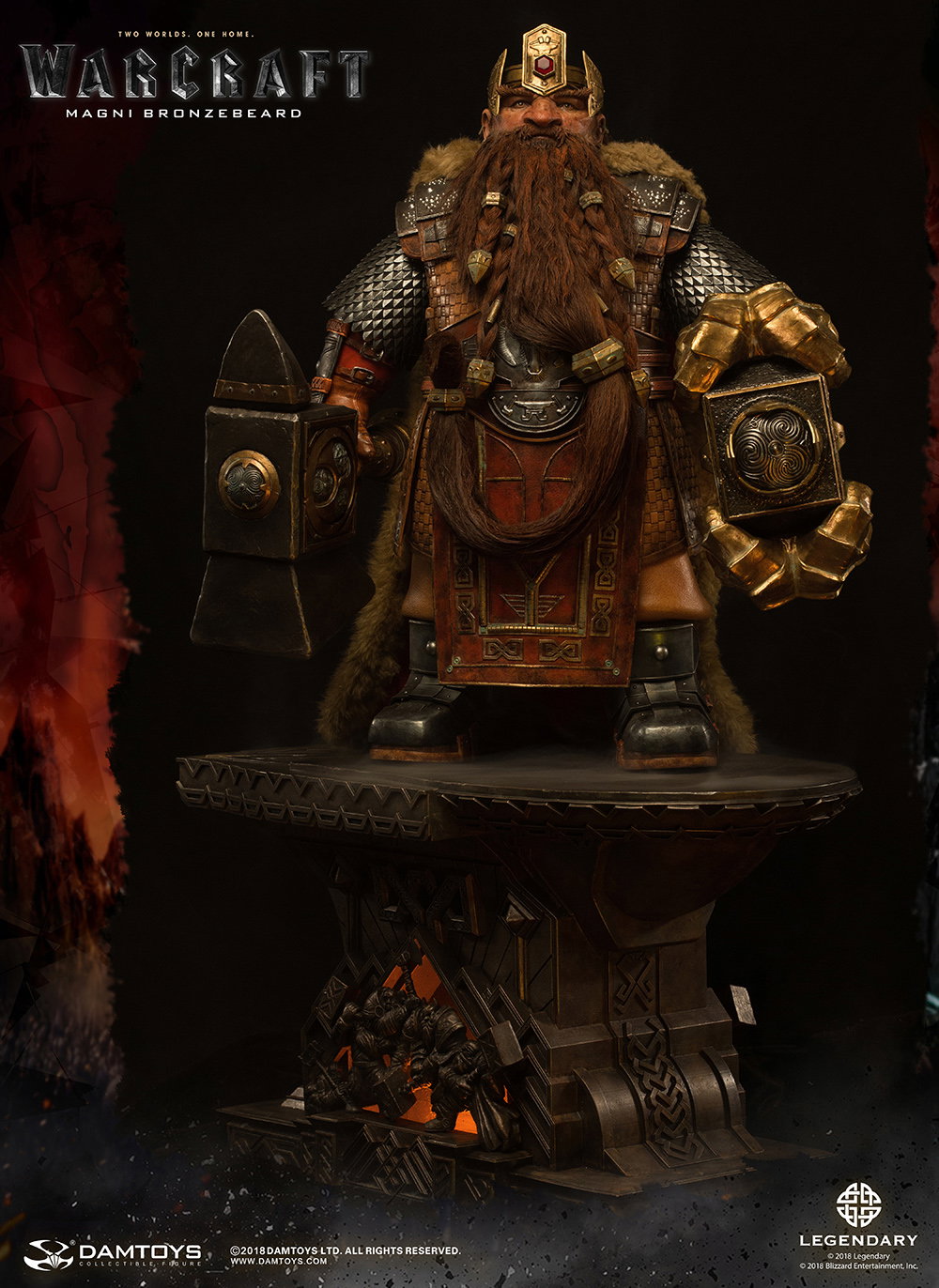 Magni Bronzebeard, exquisite statue image 2