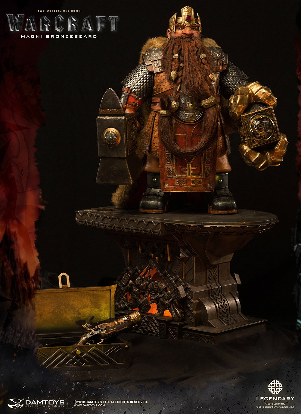 Magni Bronzebeard, exquisite statue image 7