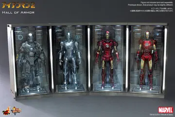 Iron Man 2 - Hall Of Armor (4 Units Set) [With 14 Stickers]