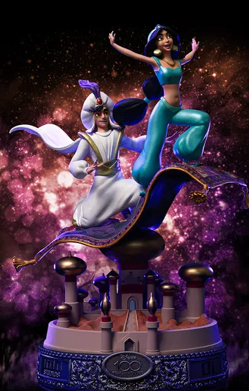 Aladdin and Jasmine 100 Years Version - Disney 100th - Aladdin