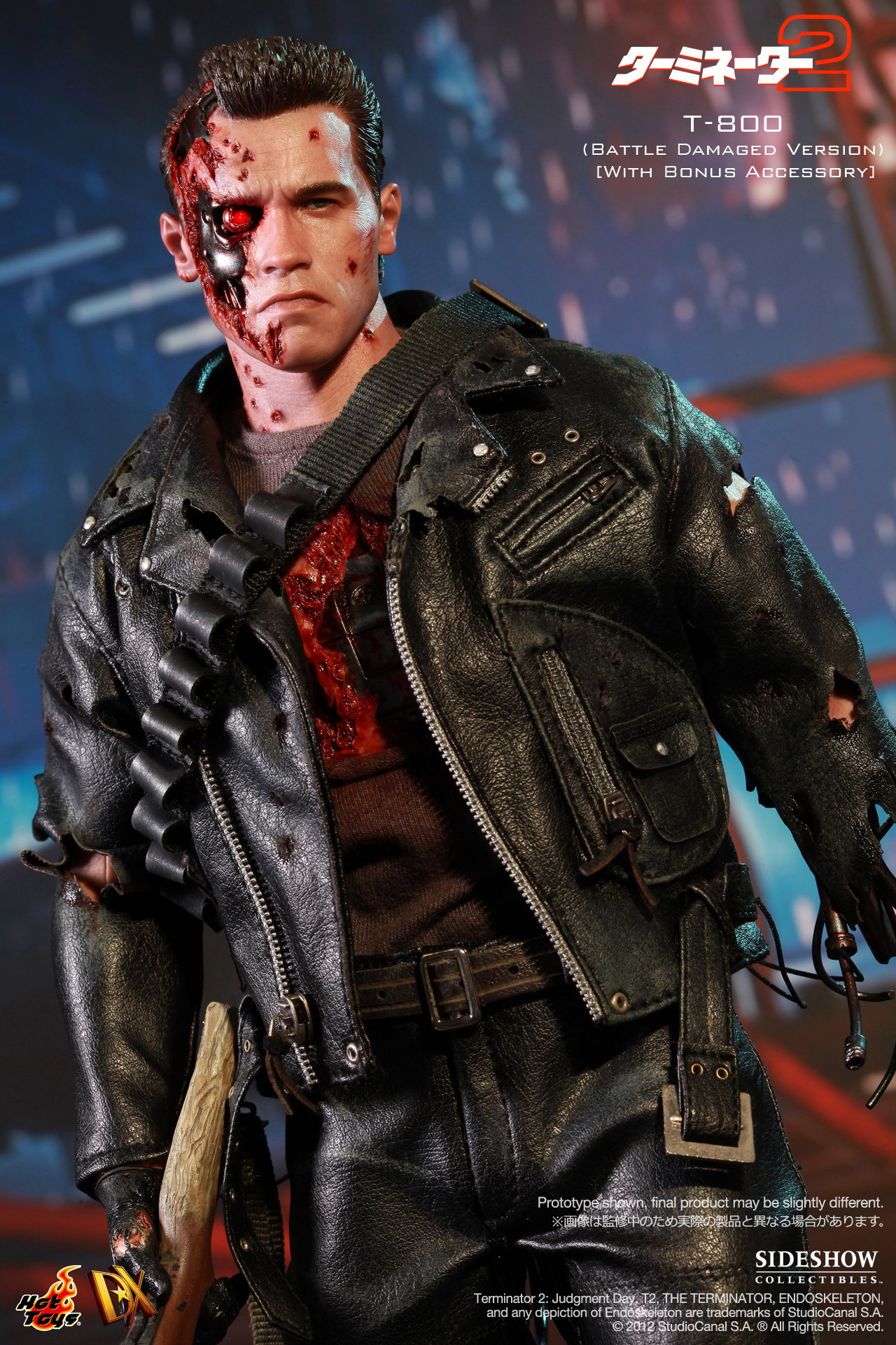 Terminator 2 - T-800 (Battle Damaged Version) [With Bonus Accessory] image 10
