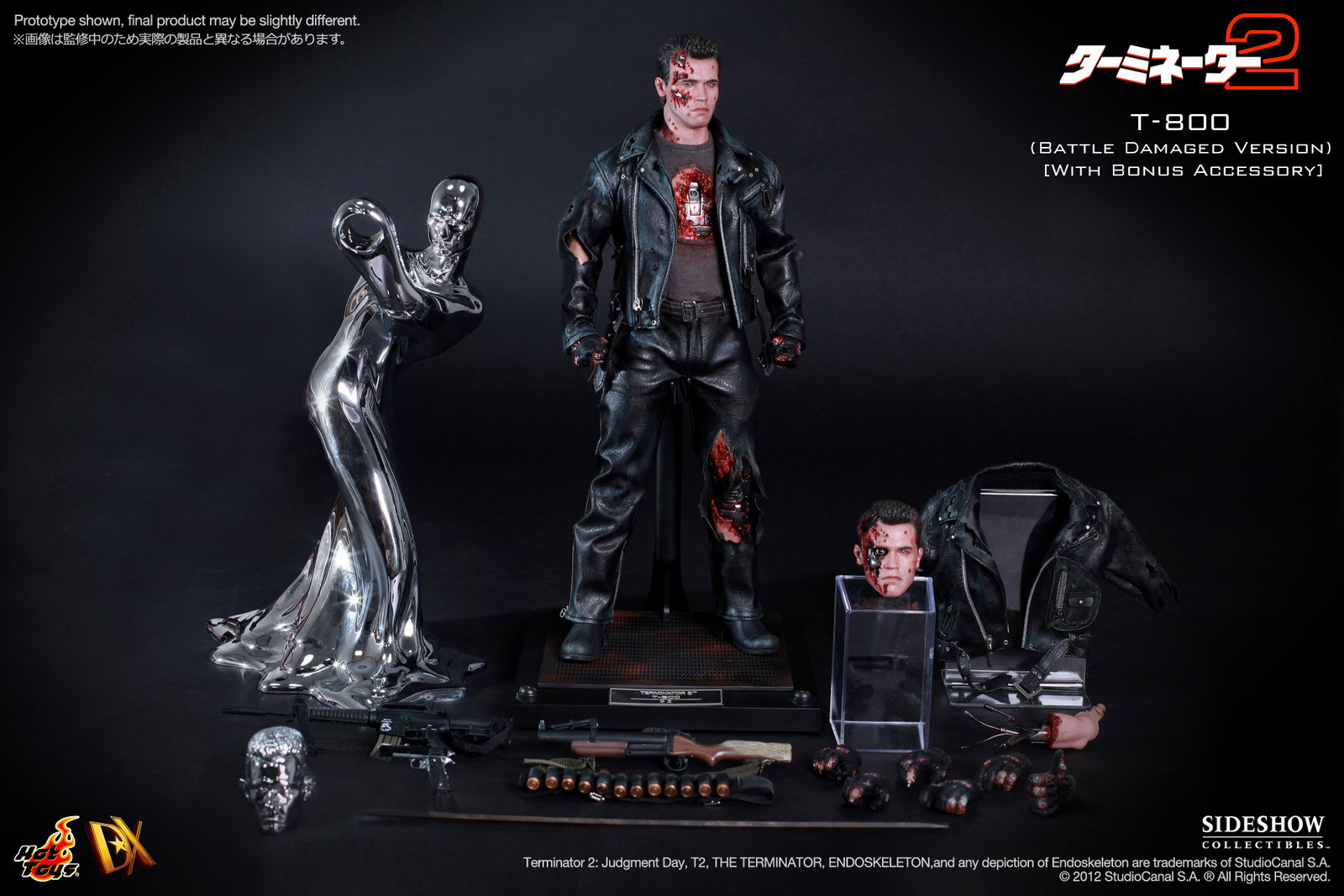 Terminator 2 - T-800 (Battle Damaged Version) [With Bonus Accessory] image 2