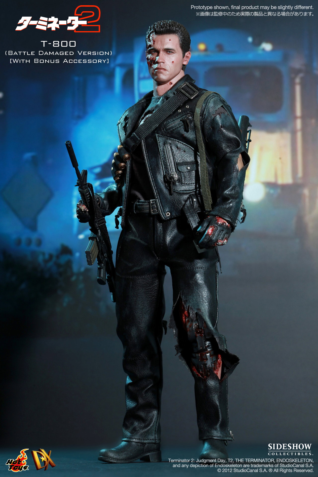 Terminator 2 - T-800 (Battle Damaged Version) [With Bonus Accessory] image 3