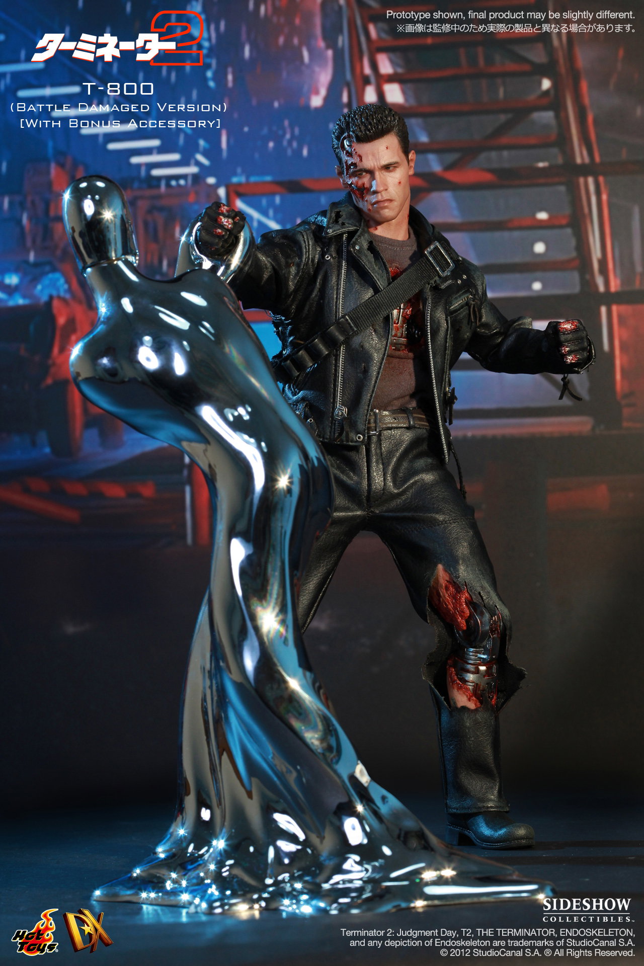 Terminator 2 - T-800 (Battle Damaged Version) [With Bonus Accessory] image 5
