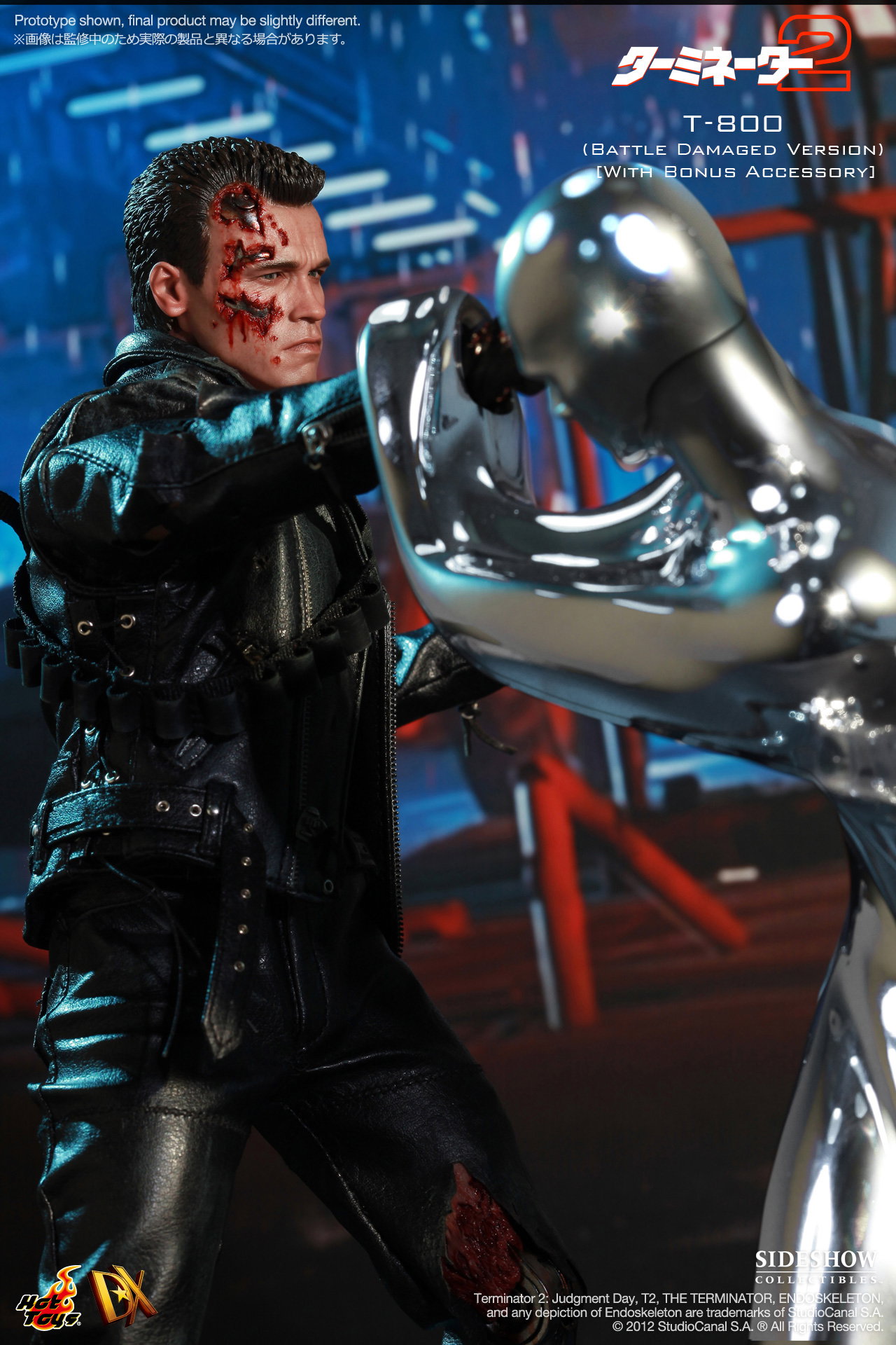Terminator 2 - T-800 (Battle Damaged Version) [With Bonus Accessory] image 7