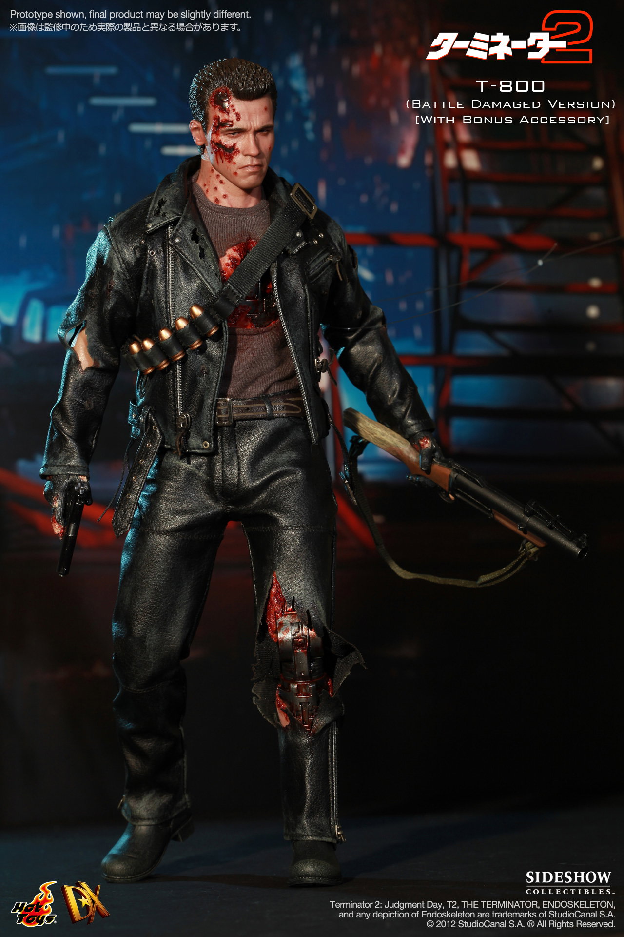 Terminator 2 - T-800 (Battle Damaged Version) [With Bonus Accessory] image 8
