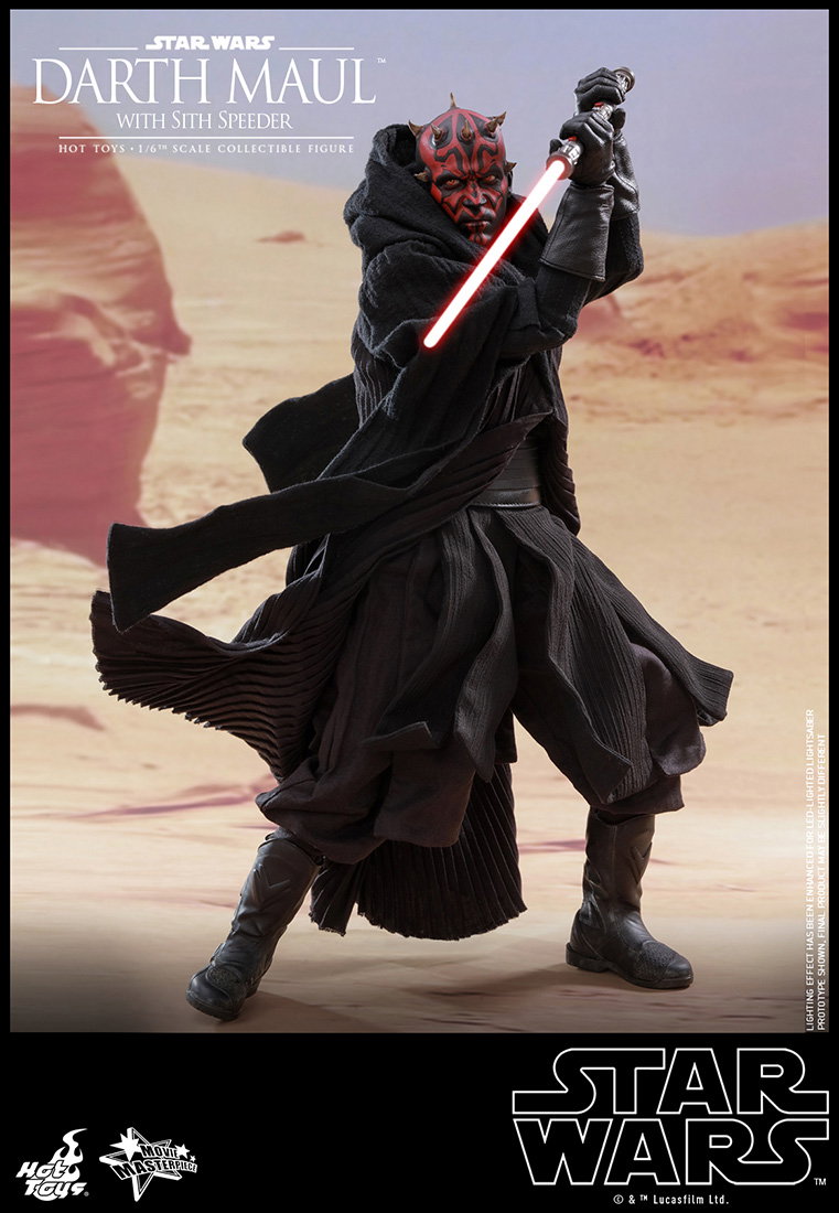 Star Wars / Episode I The Phantom Menace - Darth Maul & Sith Speeder [With Bonus Accessory] image 10