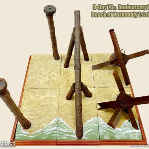 D-Day 76th Anniversary Edition Beach of Normandy diorama image 7