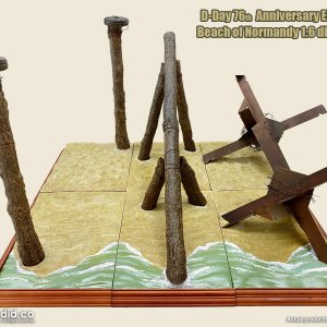 D-Day 76th Anniversary Edition Beach of Normandy diorama image 8