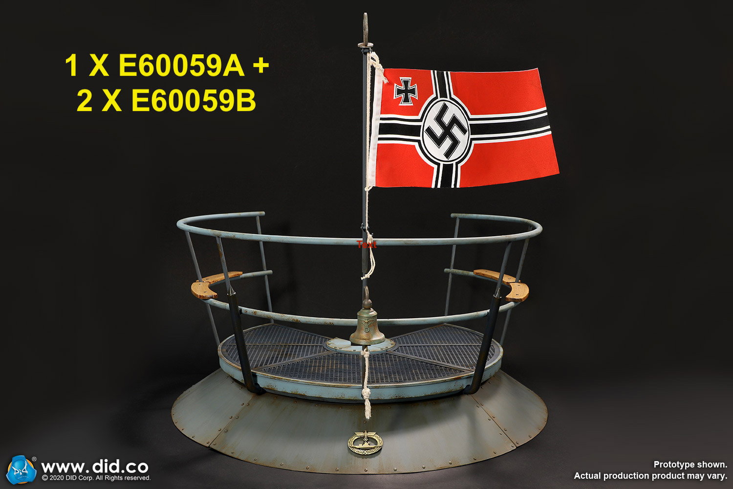 WWII German U-Boat Conning Tower Gun Deck diorama deluxe version image 10