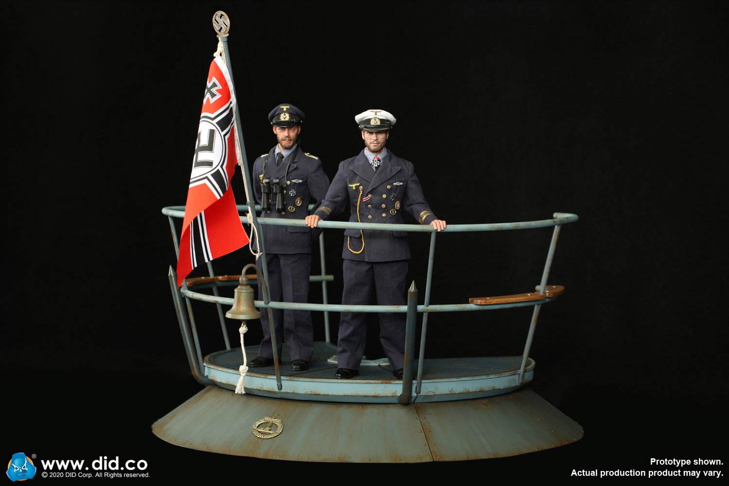WWII German U-Boat Conning Tower Gun Deck diorama regular version image 4