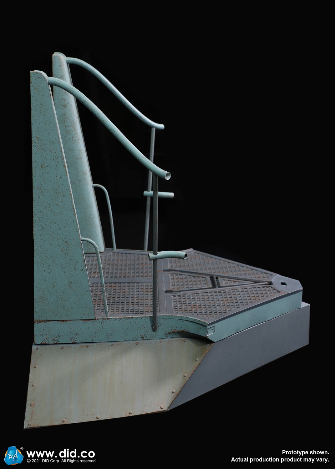 E60059C German U-Boat Conning tower gun deck diorama part C image 8