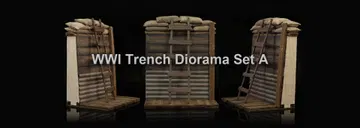WWI Trench Diorama Set A