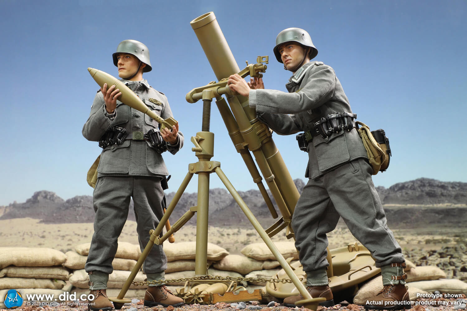 WWII German 12cm Granatwerfer42 Mortar Sand image 10