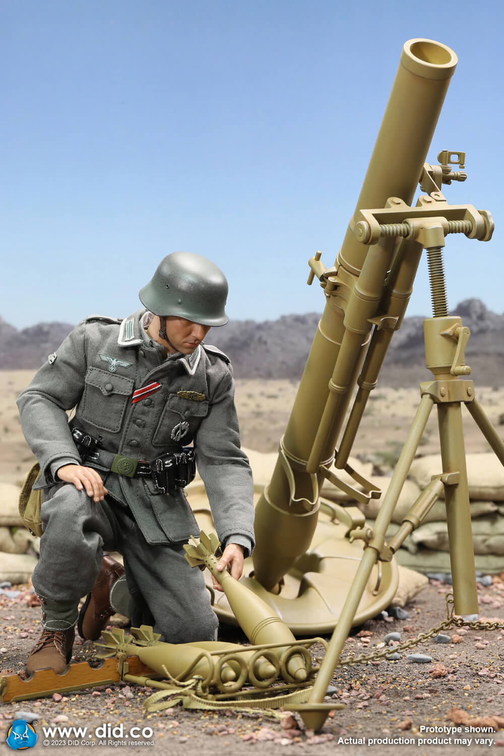 WWII German 12cm Granatwerfer42 Mortar Sand image 5