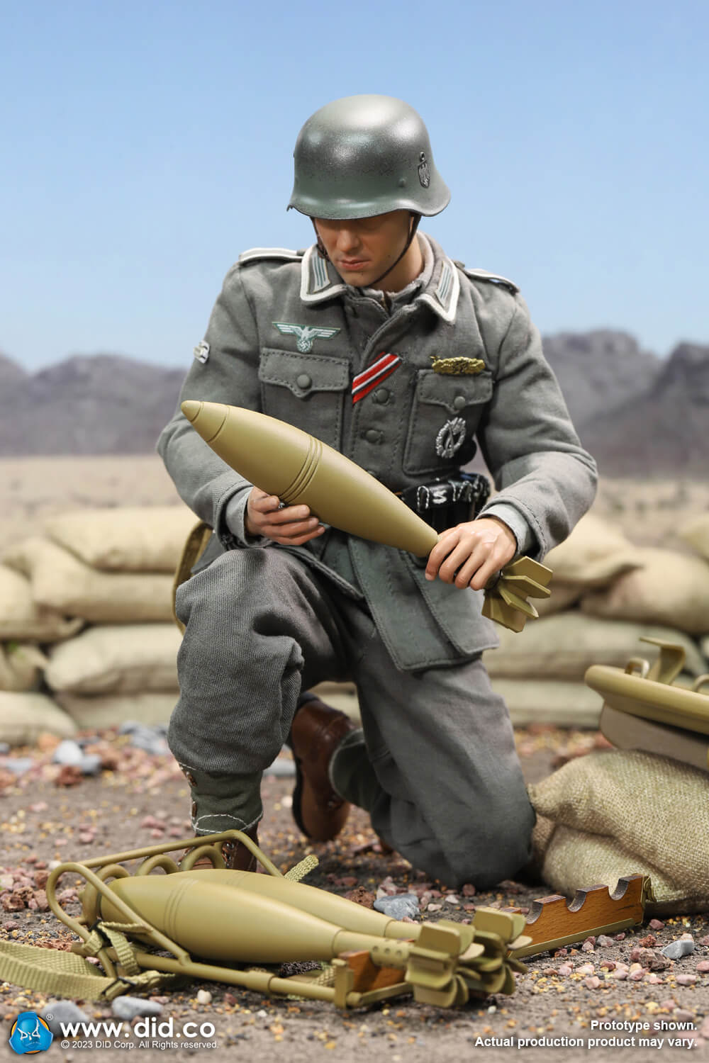 WWII German 12cm Granatwerfer42 Mortar Sand image 6