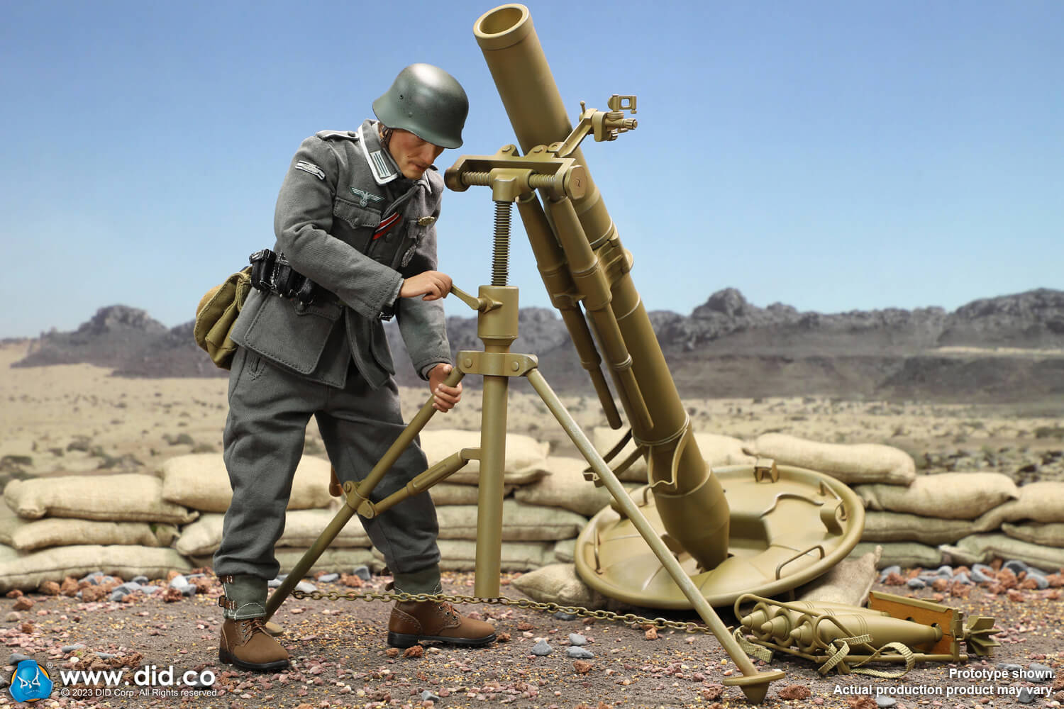 WWII German 12cm Granatwerfer42 Mortar Sand image 7