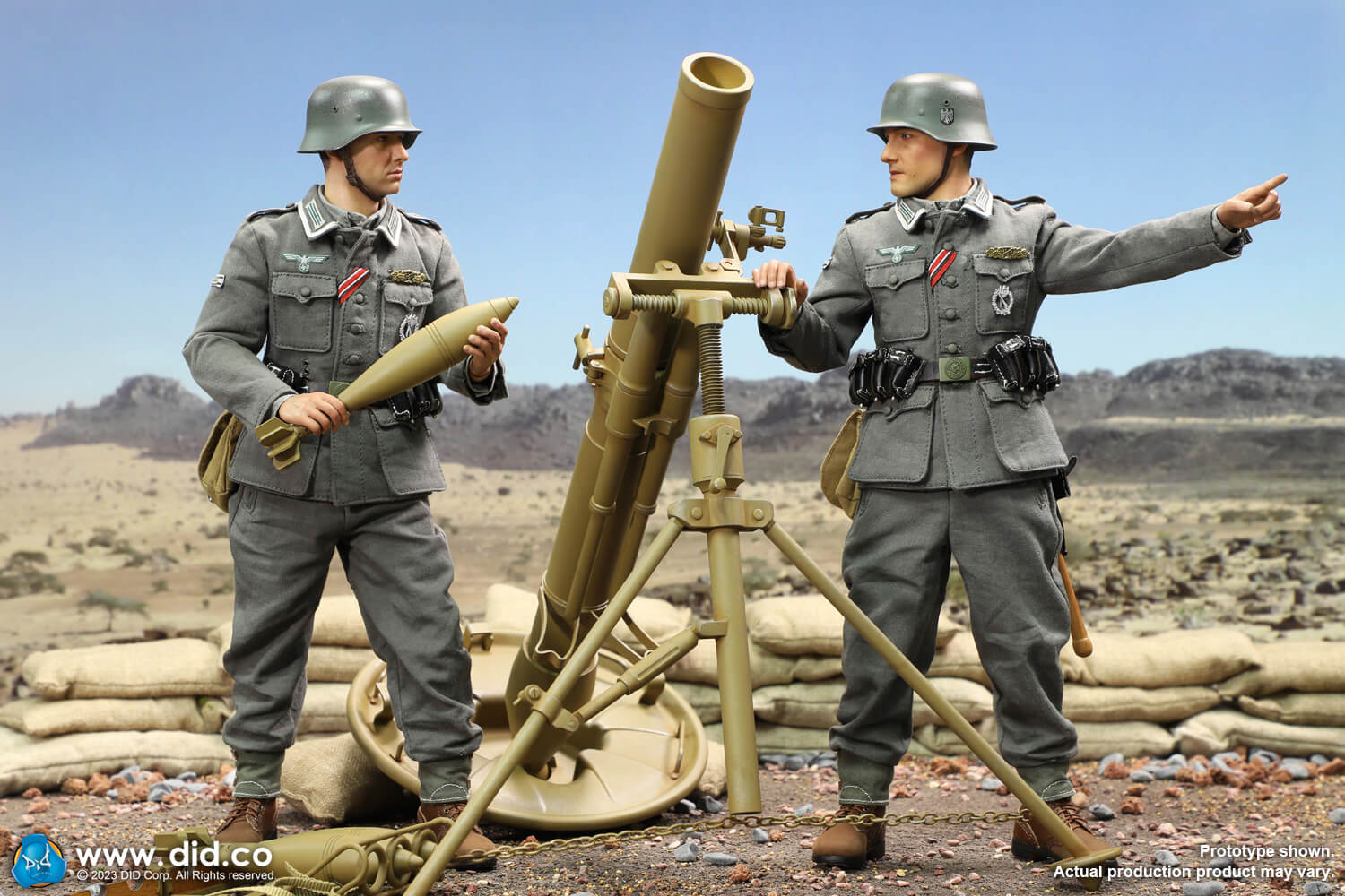 WWII German 12cm Granatwerfer42 Mortar Sand image 9
