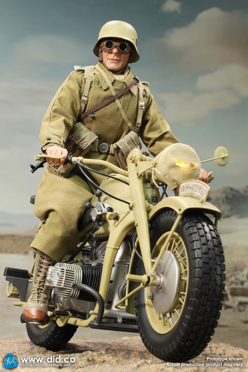WWII German Zündapp KS 750 Motorcycle with sidecar (Sand) image 3