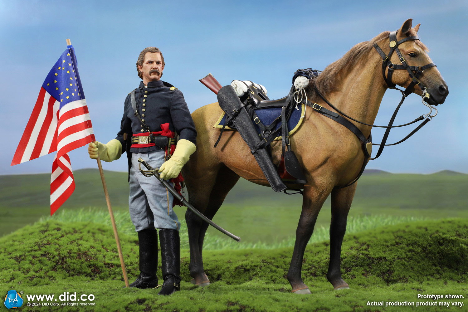 Civil War Brown War Horse (Standing) image 2