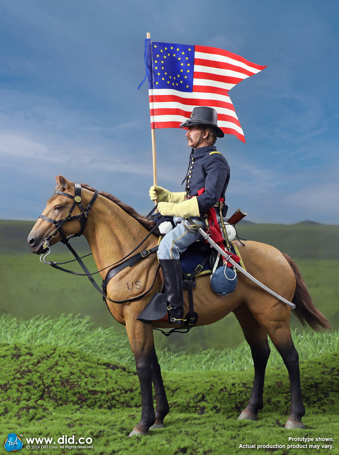 Civil War Brown War Horse (Standing) image 7