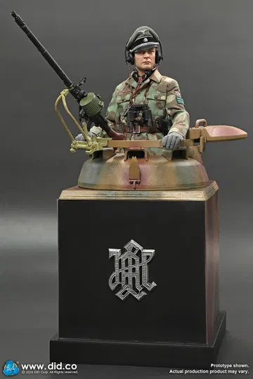 Panther tank diorama with MG34