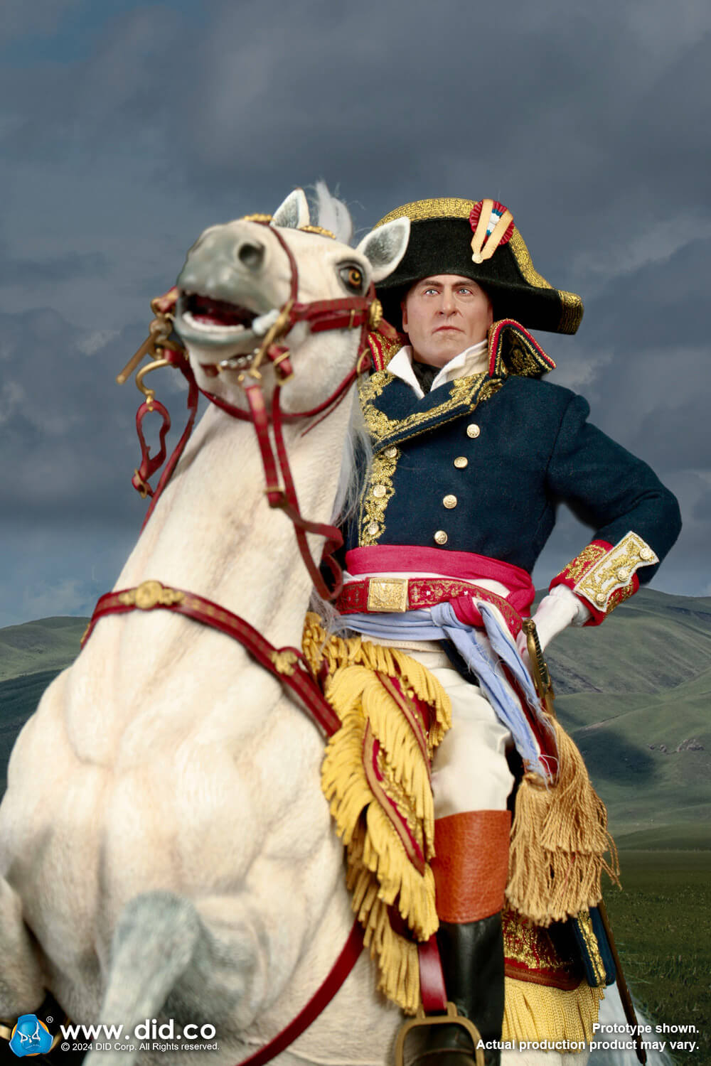 Napoleon White War Horse (Prancing) image 3