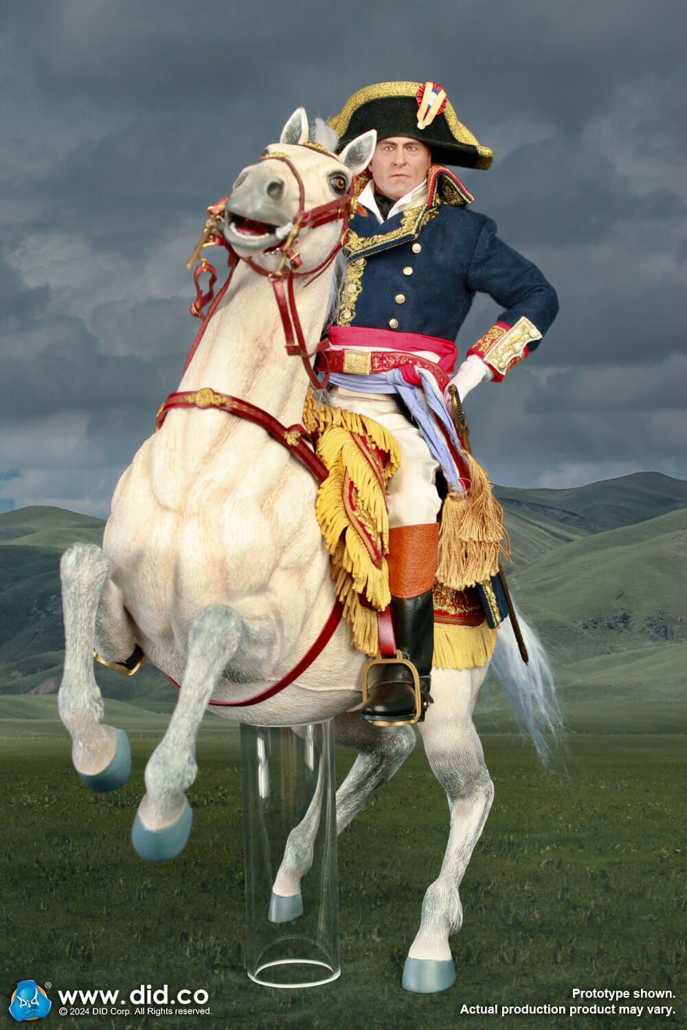 Napoleon White War Horse (Prancing) image 4