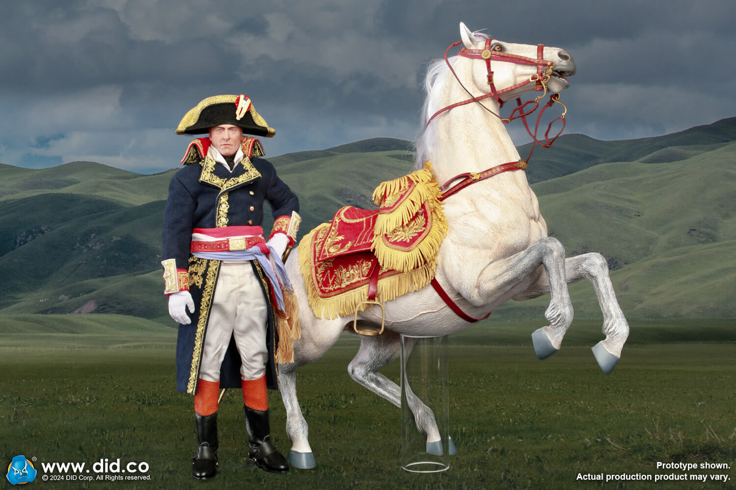Napoleon White War Horse (Prancing) image 9