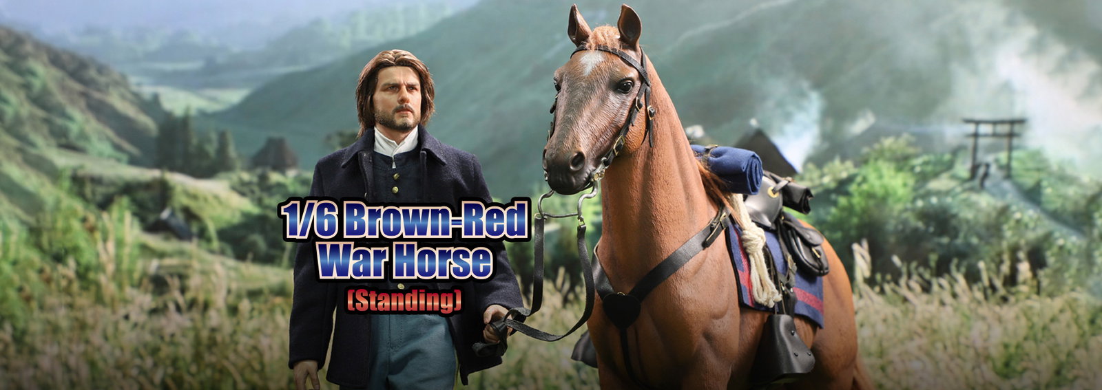 Brown-Red War Horse (Standing) image 1