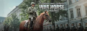 Brown War Horse (Standing)